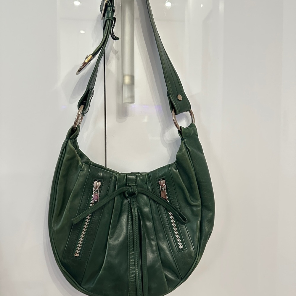 Green YSL Leather bag - Women's Shoulder Purse